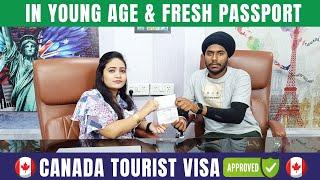 Visa Approved in just 13 Days & Young Age || Canada Tourist Visa||