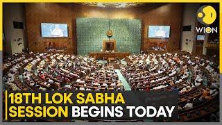 First session of 18th Lok Sabha begins; newly elected MPs to take oath | WION News