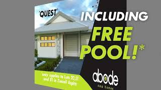 ABODE NEW HOMES POOL PROMO!!!