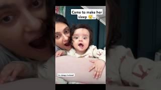 I'm sleepy instead  #aani #shrads #aaniandmummy #mummy #mumma #baby #cutebaby #girl #funnyvideo