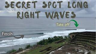 Bali Surf Secret Long Right Waves - Bali Surf Report December 2020