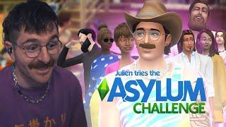 i tried the asylum challenge in the Sims