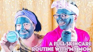 A FULL SKINCARE ROUTINE  WITH MY MOM  • BY SimiUK