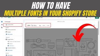 How to add a custom font section in shopify
