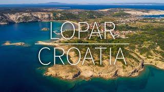 Lopar / Rab island / Croatia / 4K  / 2019 / Pointers Travel DMC / Sandparadies