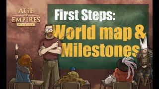 First Steps Ep 2 - World map & Milestones | Age of Empires Mobile for Newcomers