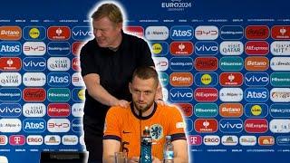 'Special For the whole nation!'  Ronald Koeman, Stefan de Vrij  Netherlands 2-1 Türkiye