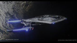 Voyager B Entering Warp | [MYVFX] #startrek #startrekvoyager