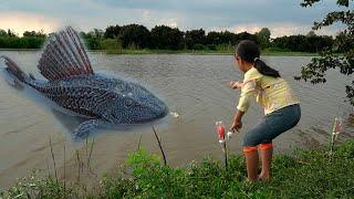 FULL VIDEO: 30 Days Orphan Girl Making Fish Traps to Sell Ancient Fishing Techniques