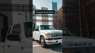 The Evolution of TOYOTA in 19 seconds