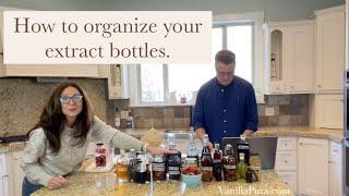 How to organize all of your DIY extract bottles to know what is in each?