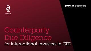 Counterparty Due Diligence for International Investors in CEE