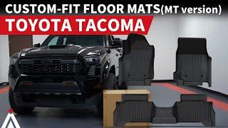 Toyota Tacoma(Manual Transmission) 2024-2025 Floor Mats Installation & Review [Lasfit liners]