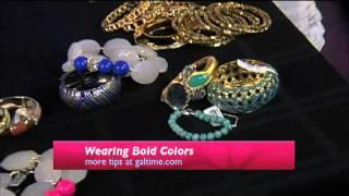 How to Wear Bright Jewelry