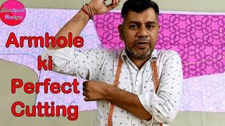 Armhole Cutting Tips || Armhole ki Perfect Cutting