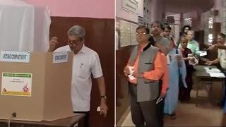 Goa Elections: Polling begins, Manohar Parrikar casts his vote