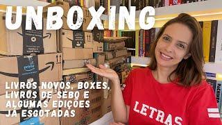 UNBOXING: livros novos, boxes, livros de sebo e algumas edições já esgotadas