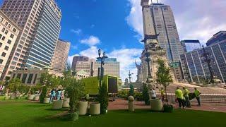 'SPARK on the Circle' adds greenspace to Monument Circle