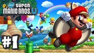 New Super Mario Bros U Wii U - Part 1 World 1