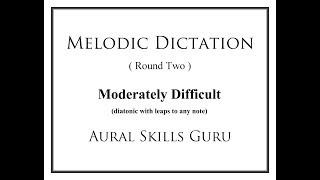 Melodic Dictation (Round Two) #42:  Moderately Difficult