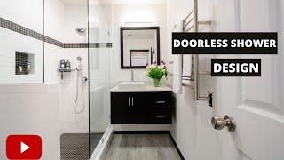 Doorless shower design ideas 2022 | Modern doorless shower design ideas |  Doorless Shower Designs