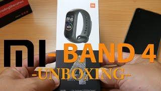 Xiaomi Mi Band 4 - Unboxing, Einrichtung, Ersteindruck, deutsch -