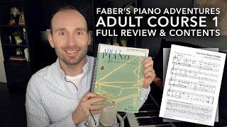 Faber's Piano Adventures Adult Course 1 - Full Review & Contents