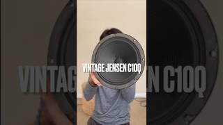 Vintage Jensen C10Q vs Eminence Alessandro GA10-SC64 #comparison #guitar #jensen #fender #eminence