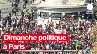 À Paris, une manifestation anti RN et un meeting de Marine Le Pen