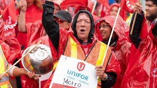 Metro workers launch secondary picket lines in Toronto, disrupting warehouse distribution