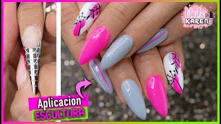 Aplicación de Uñas Esculturales a CLIENTA | NailsByKaren