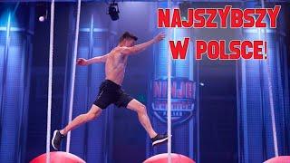 Najszybszy rekordzista w historii Ninja Warrior Polska - tor elminacyjny 3 edycja | Jan Tatarowicz