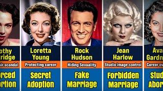 OLD HOLLYWOOD STARS Who Were FORCED TO LIVE A LIE, Here are their stories' files..