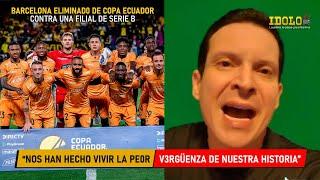 Nos han hecho vivir la pe0r v3rgüenza de la historia de BSC en Copa Ecuador.