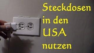 Steckdosenadapter in den USA benutzen - Steckdosen USA - Netzspannung USA Reiseadapter Reisestecker