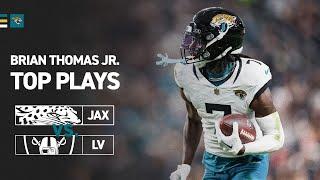 Every Brian Thomas Jr. Catch From 132-Yard Game vs. Raiders | Week 16 | Jacksonville Jaguars