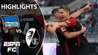 Nils Petersen nets bicycle kick as Freiburg beats Hertha Berlin | Bundesliga Highlights | ESPN FC