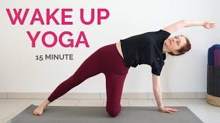 15 min MORNING YOGA STRETCH | Gentle Yoga Routine To Wake Up | Yoga with Uliana