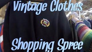 Vintage Clothing Shopping Spree, 6 Burberry Sweaters & More!