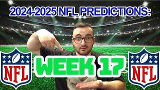 NFL Predictions Week 17 - 2024-2025 Season