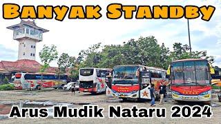 Arus Mudik Natal 2024. Bintang Utara Banyak Gak jalan unitnya. Jam Keberangkatan Bus Sudah Normal.