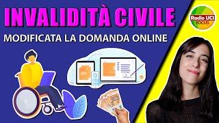 INVALIDITÀ CIVILE: modificato il modello di DOMANDA online!