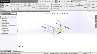 SOLIDWORKS - 3D Sketch Basics