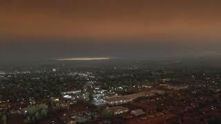 dallas oregon smoke from fire causes darkness