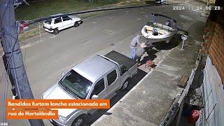 Bandidos furtam lancha estacionada em rua de Hortolândia