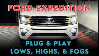 Ford Expedition - HID Low Beams + LED High Beams / Fog Lights