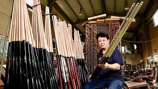 Billiard Cue manufacturing process. Best woodworking master in Korea.