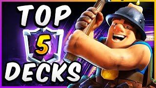 TOP 5 DECKS from the BEST PLAYERS IN THE WORLD!  — Clash Royale (2024)