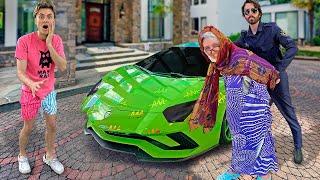 Scary Old Lady Stole Carter Sharer's Lamborghini!! *She's Back...*