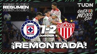 Resumen y goles | Cruz Azul 1-2 Necaxa | Grita México C22 - J5 | TUDN